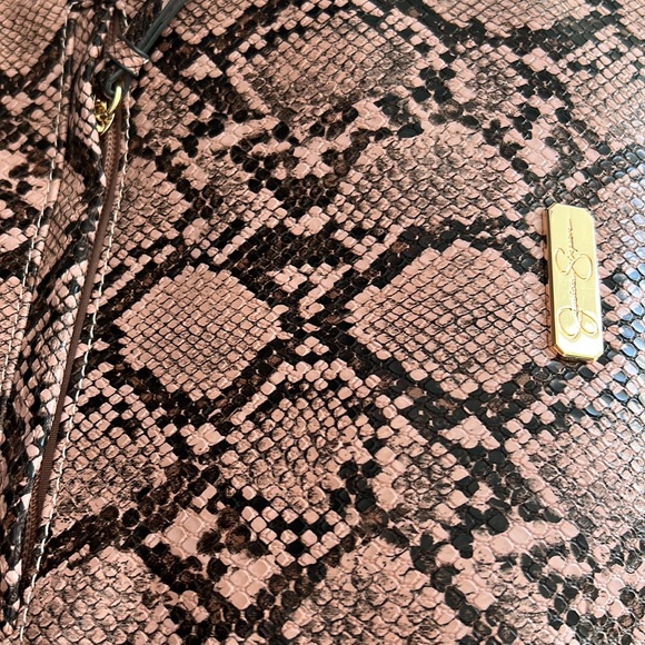 Jessica Simpson Roxanne Python Satchel - Picture 15 of 16